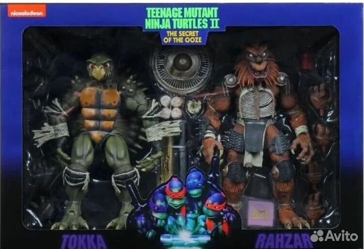 Фигурки Neca tnmt Tokka Rahzar Оригинал