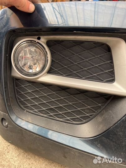 Решетка переднего бампера на bmw e71 x6 рест