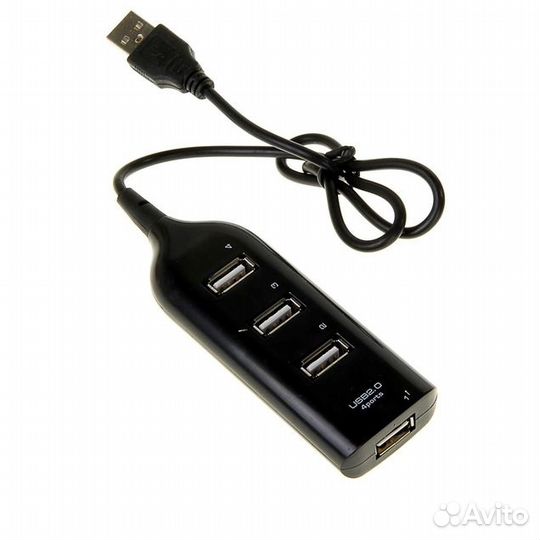 USB-разветвитель (HUB) LuazON HGH-63009, на 4 порт