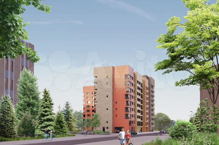 2-к. квартира, 64,8 м², 9/11 эт.