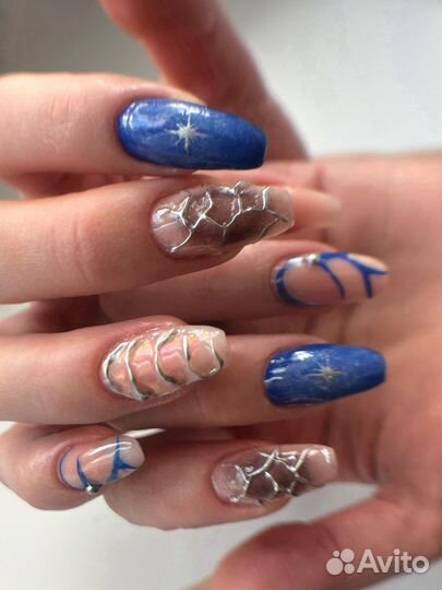 Крейзи маикюр/ наращивание ногтей / дизайны