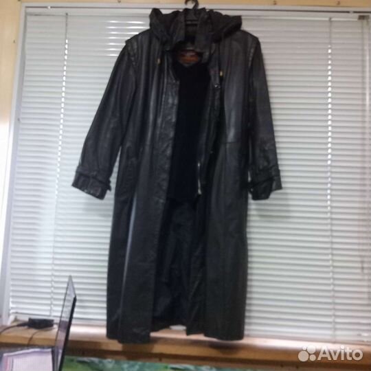 Кожаный плащ женский натуральная кожа