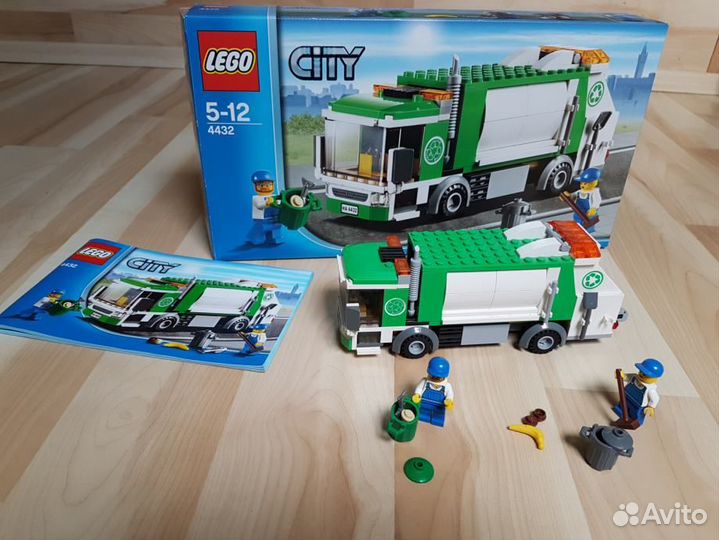 Lego сити мусоровоз 4432