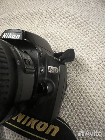 Зеркальный фотоаппарат nikon d40x китовый объектив