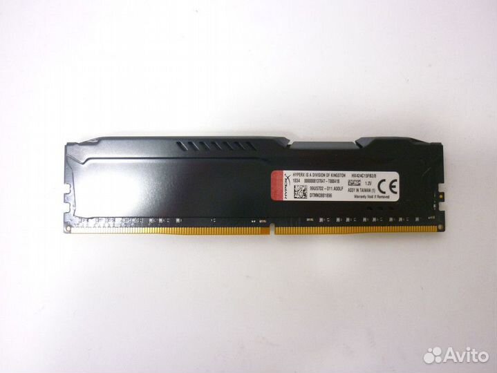 Оперативная память DDR4 8GB Kingston HyperX
