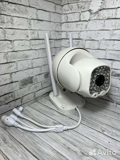 Уличная поворотная 4G Wi-Fi камера с сим-картой