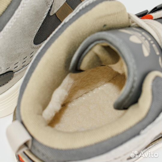 Кроссовки Adidas ADI2000 Mid Light Grey with Fur