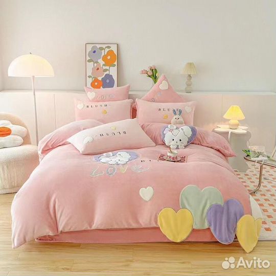 Постельное белье велюр