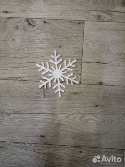 Снежинка пенопласт