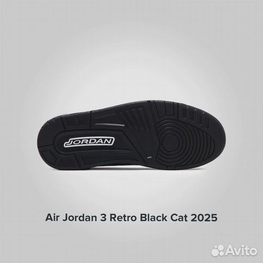 Jordan 3 Retro Black Cat 2025