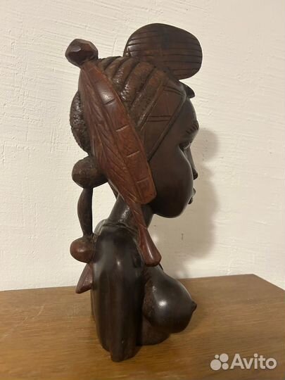 Африканские статуэтки из дерева эбена