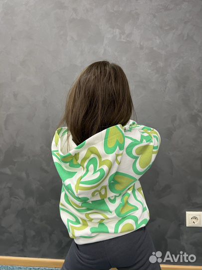 Толстовка с капюшоном Zara Турция Сердечки