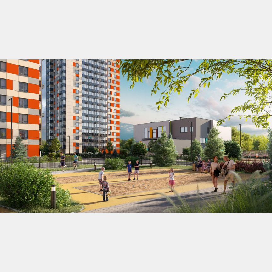 Квартира-студия, 61,3 м², 2/24 эт.