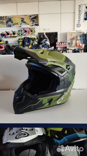 Шлем cfmoto зеленый