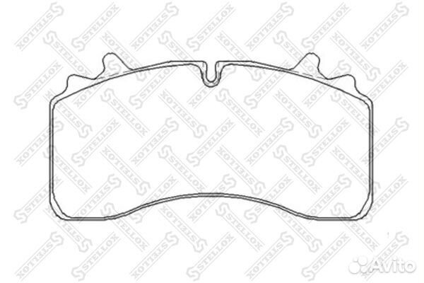 85-11427-SX колодки дисковые с р/к 29162 22.5'