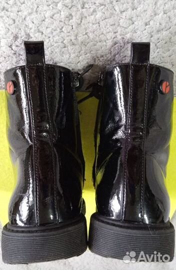 Лакированные ботинки для девочки, р.34