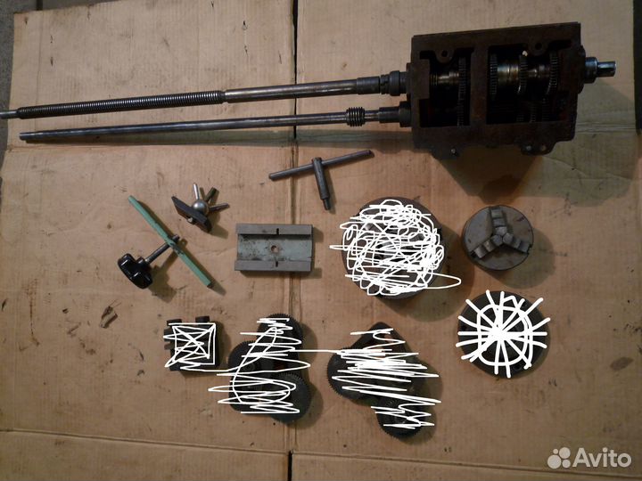 Коробка подач с валами на токарный станок тв-4