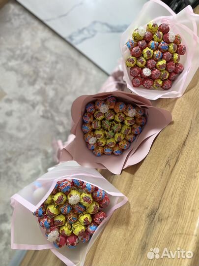 Цветы из канфет