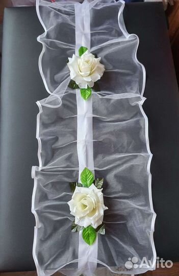 Свадебные украшения на машину