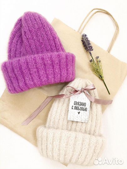 Шапка женская вязаная