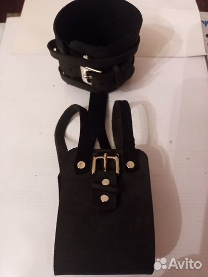 Напульсник из натуральной кожи