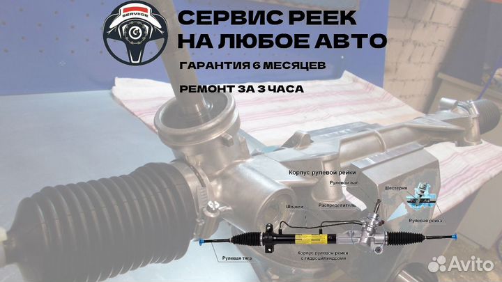 Рулевая рейка Ситроен C3 Сitroen С3