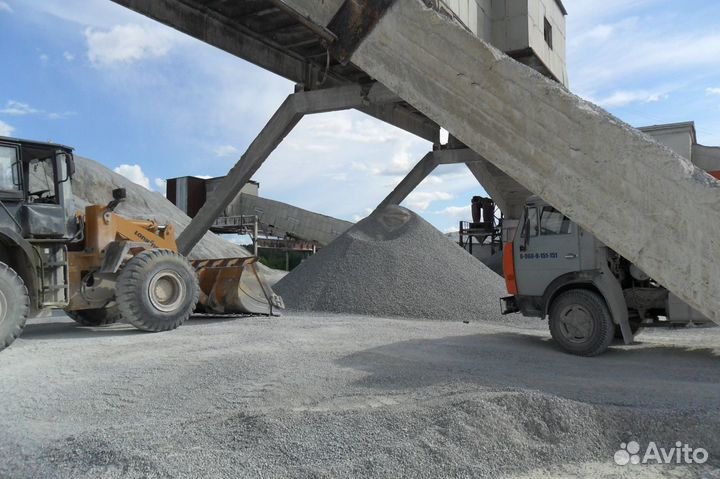 Щебень, песок строительный, пгс, отсев для бетона
