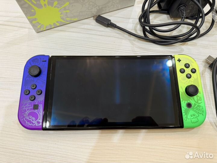 Nintendo switch oled splatoon 3 edition