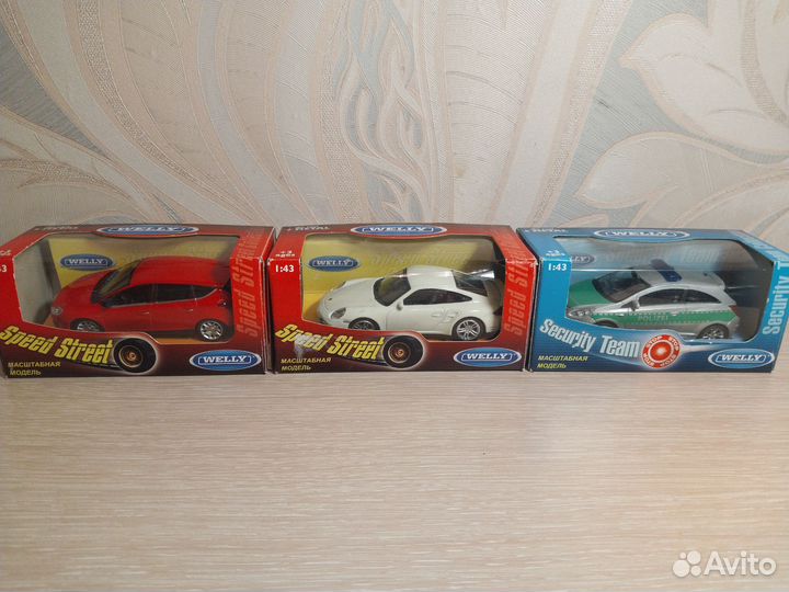 Машинки welly 1 43