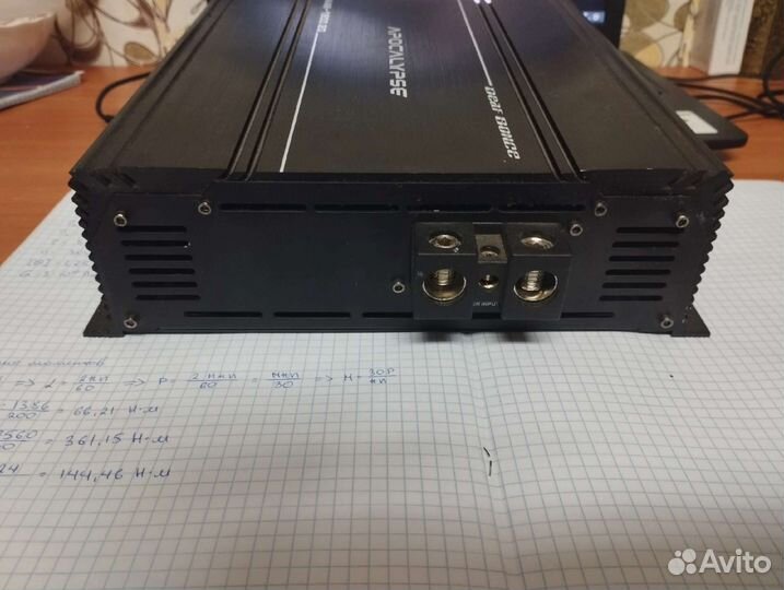 Усилитель apocalypse 1800.2