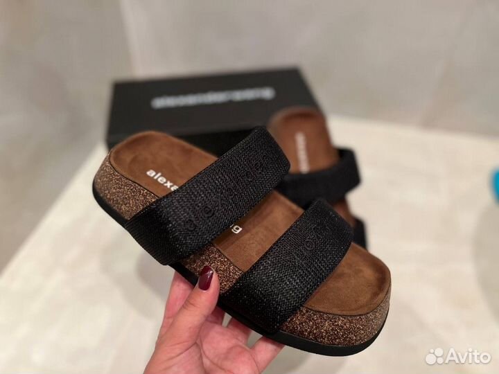 Шлепки женские alexander wang