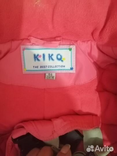 Костюм зимний на девочку 68 см