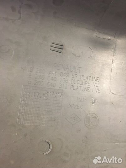 Обшивка средней стойки Renault Kangoo 2 (2221)