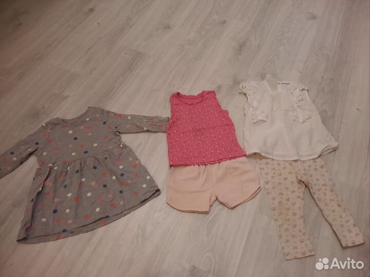 Вещи пакетом на девочку 86р