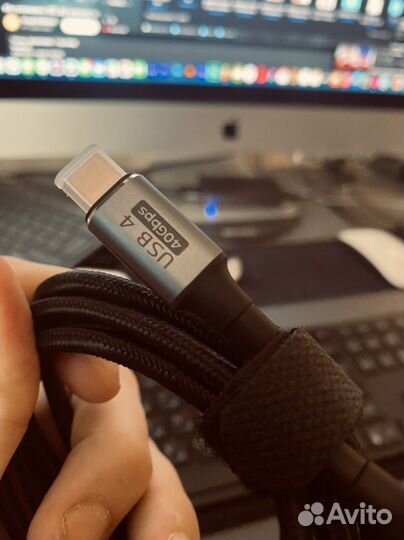 Провод кабель шнурThunderbolt 3 40 gbps