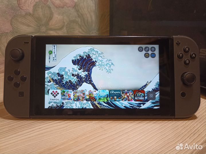 Nintendo switch прошитая + игры