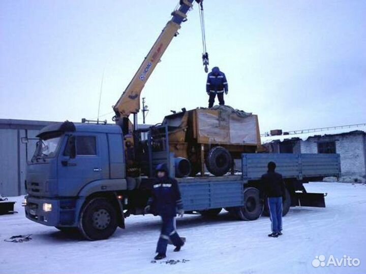 Аренда и услуги манипулятора-вездехода, стрела 7 т, 22.7 м, борт 11.9 т, 6.2 м