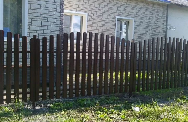 Забор из евроштакетника,калитки качественно