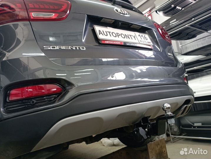 Фаркоп Kia Sorento Prime 2т под квадрат