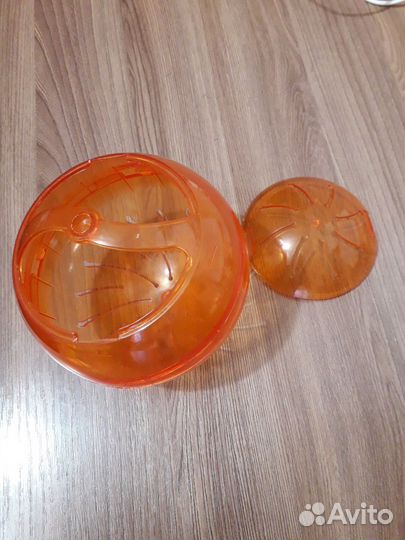 Шар и миска для хомяка