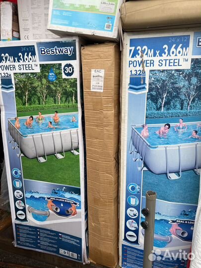 Каркасный бассейн самый большой