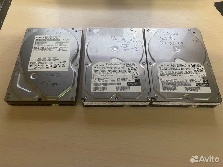 Жесткие диски HDD IDE 3.5 250-500 GB