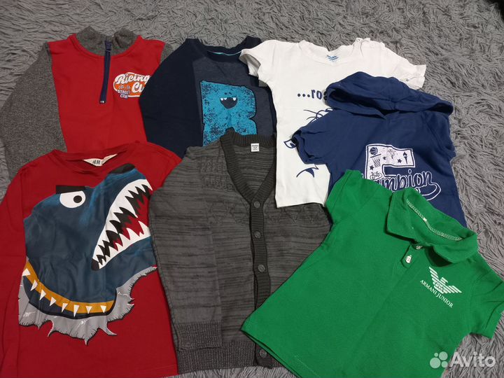 Вещи пакетом на мальчика 110