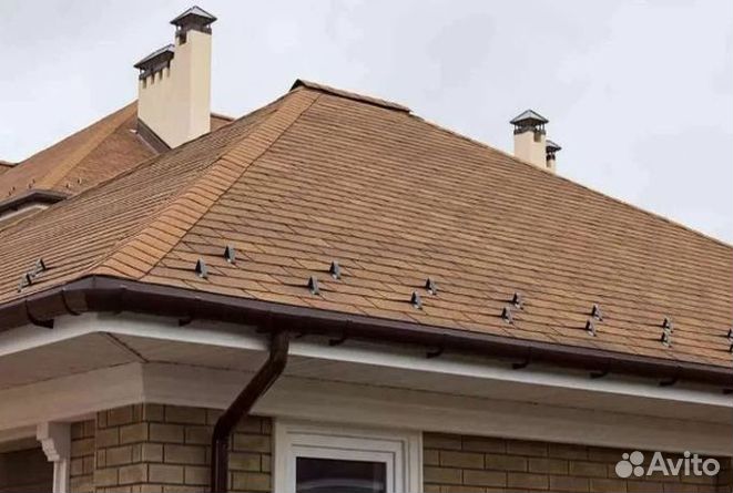 Бригада строителей, дома, кровля, фасад, печники