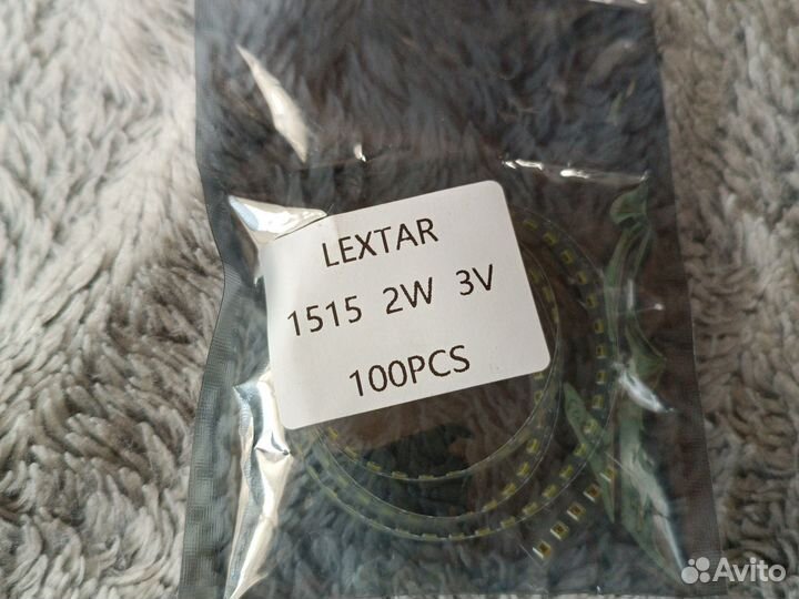 Светодиоды lextar 1515 2W 3v