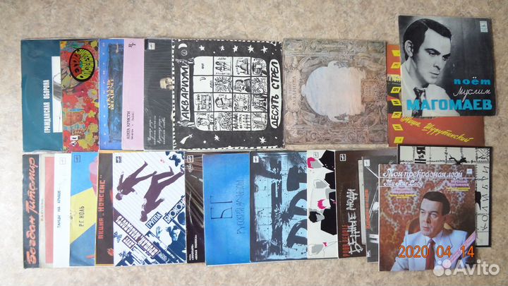 Русский рок на виниле и сд