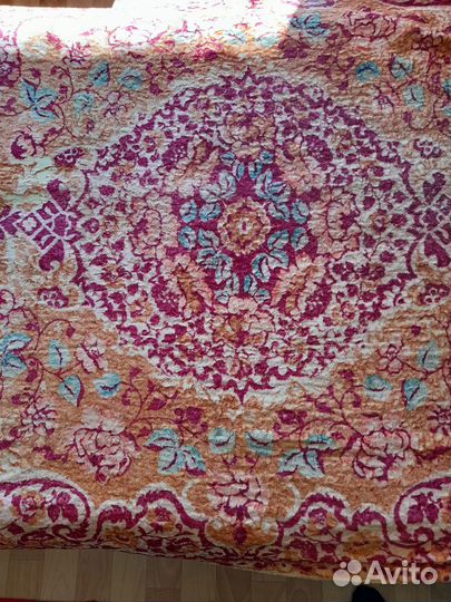 Плюшевая скатерть (покрывало) СССР