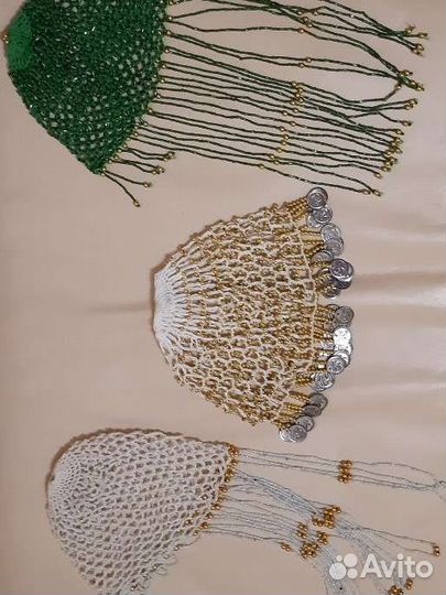 Шапочки из бисера