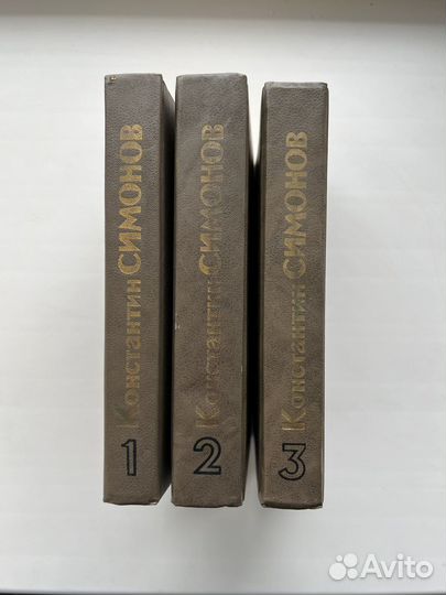 Симонов - Живые и мертвые. Книги