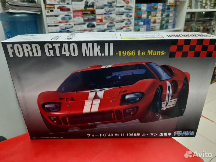 12606 Ford GT40 66 LeMans 1:24 Fujimi